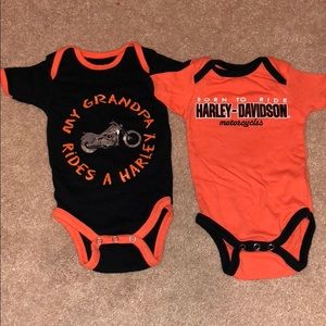 KIDS Harley Davidson Novelty onesies